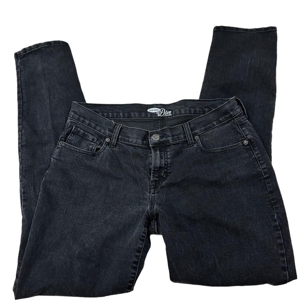 Mid rise black jeans size 12 tall